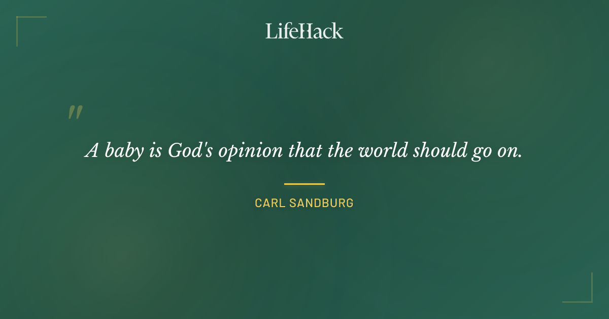 Quote by Carl Sandburg