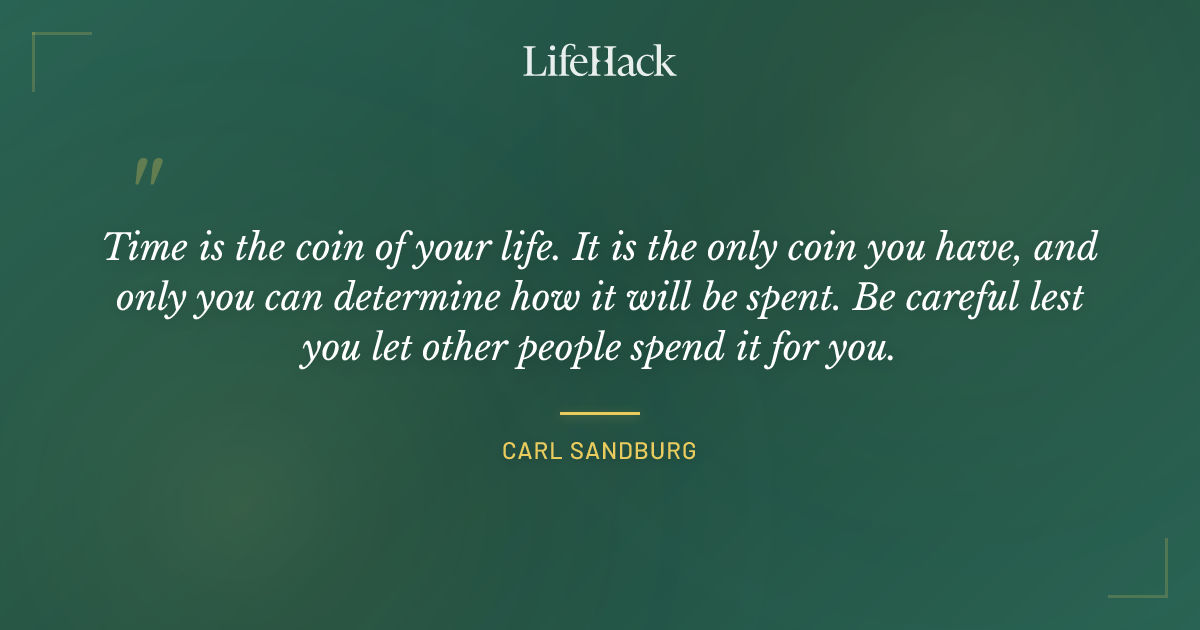 Quote by Carl Sandburg