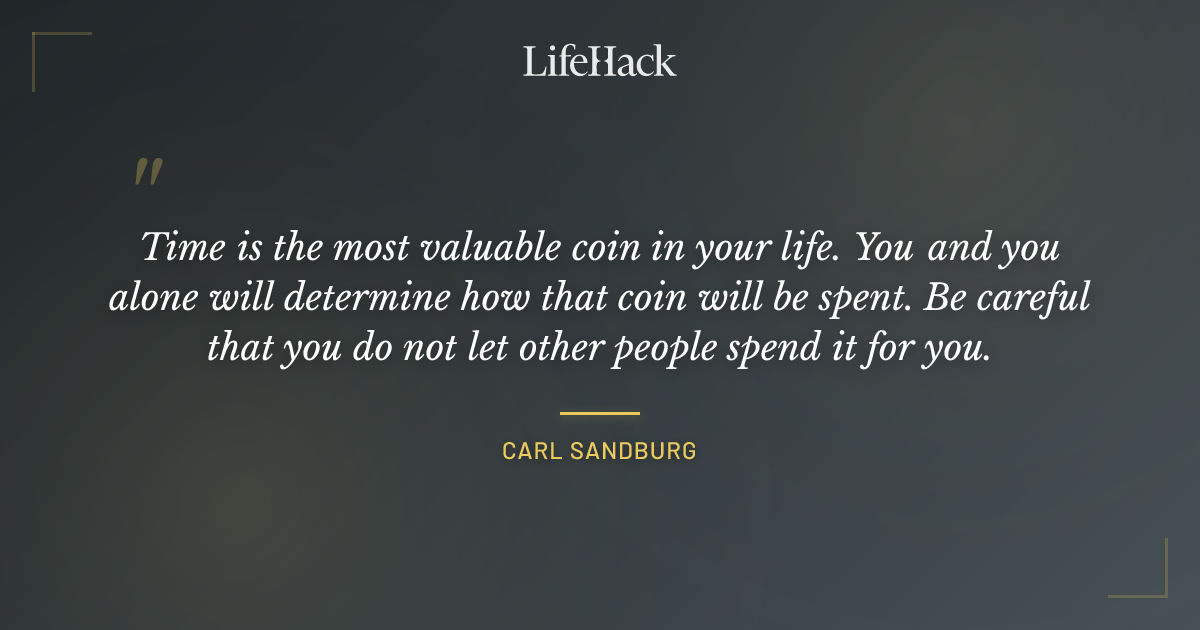 Quote by Carl Sandburg