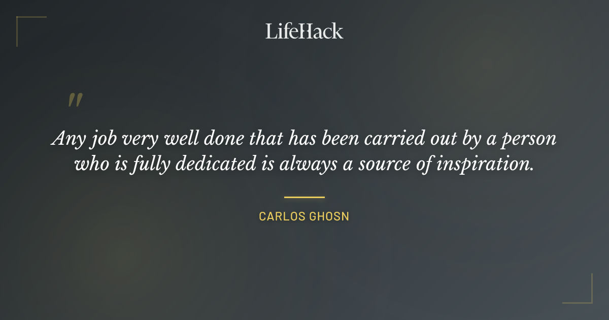 Quote by Carlos Ghosn