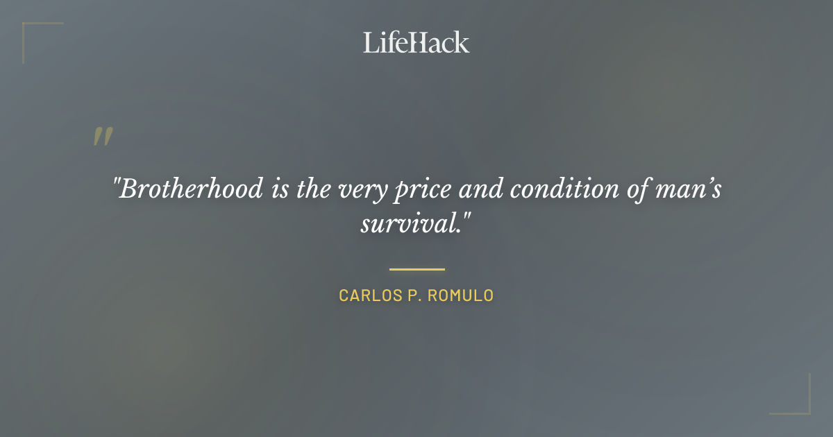 Quote by Carlos P. Romulo