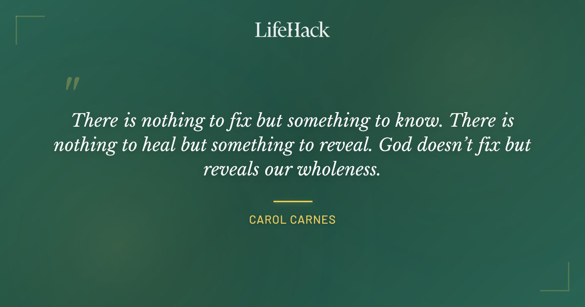 Quote by Carol Carnes
