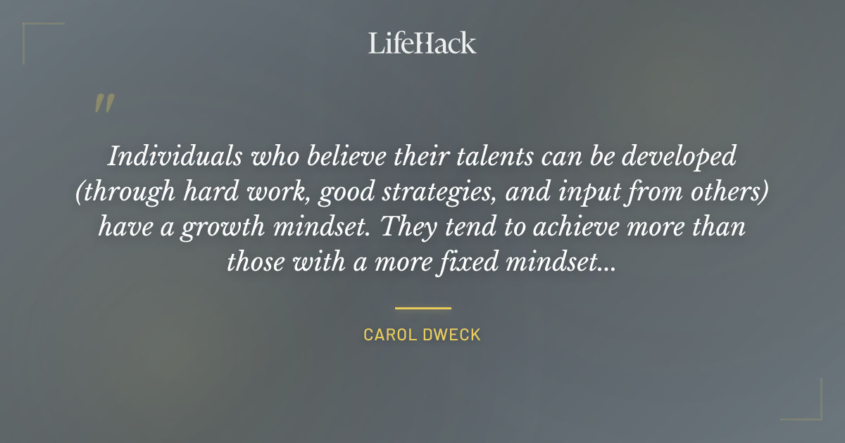 Quote by Carol Dweck