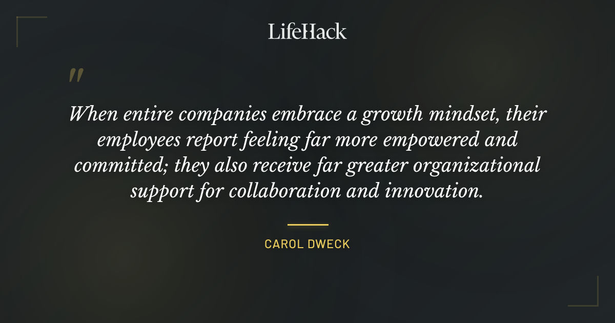 Quote by Carol Dweck