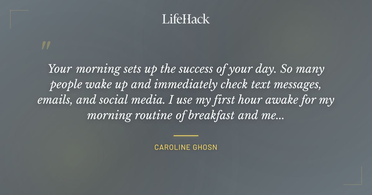 Quote by Caroline Ghosn