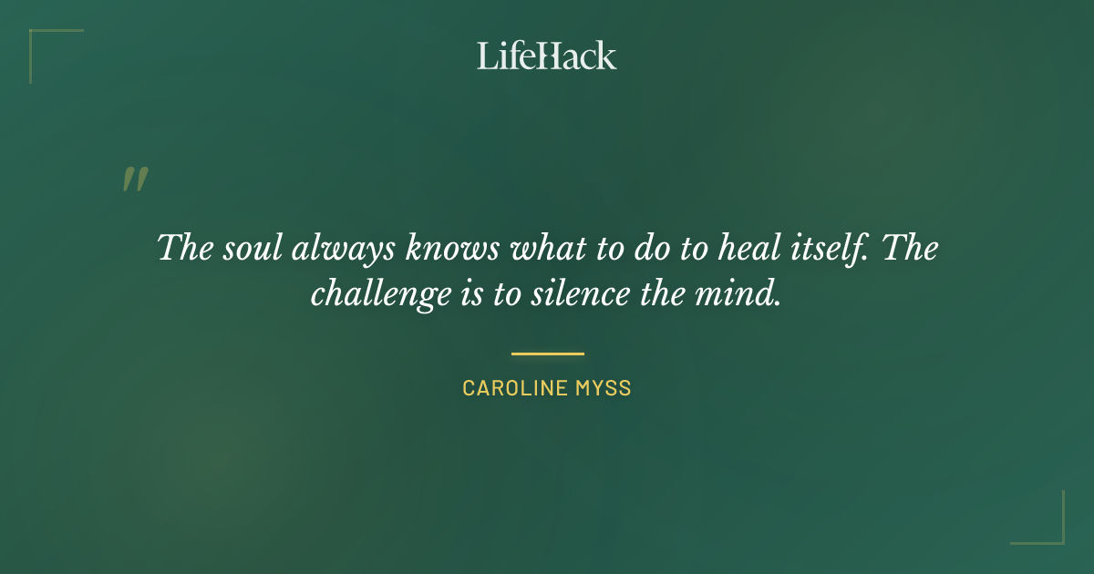 Quote by Caroline Myss