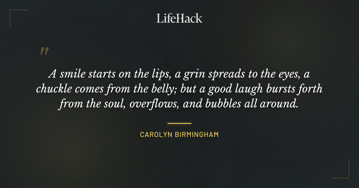 Quote by Carolyn Birmingham