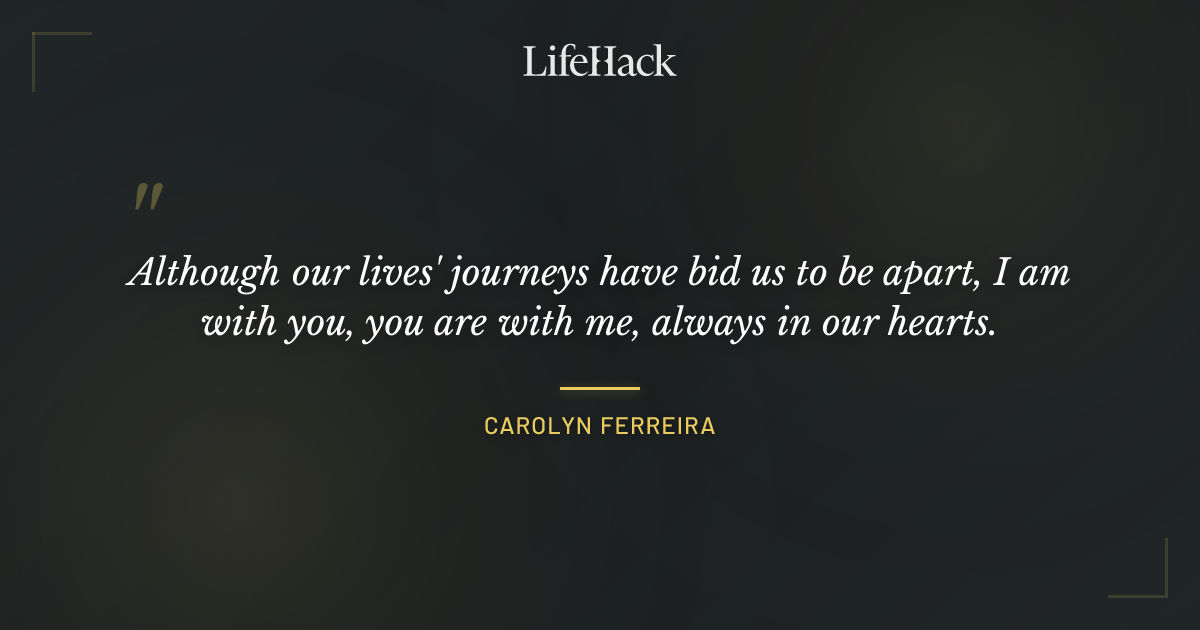 Quote by Carolyn Ferreira