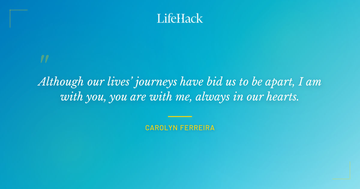 Quote by Carolyn Ferreira