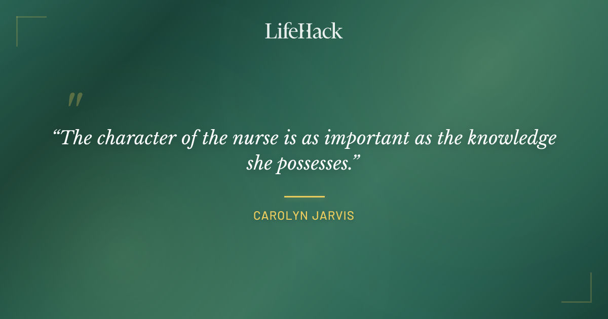 Quote by Carolyn Jarvis