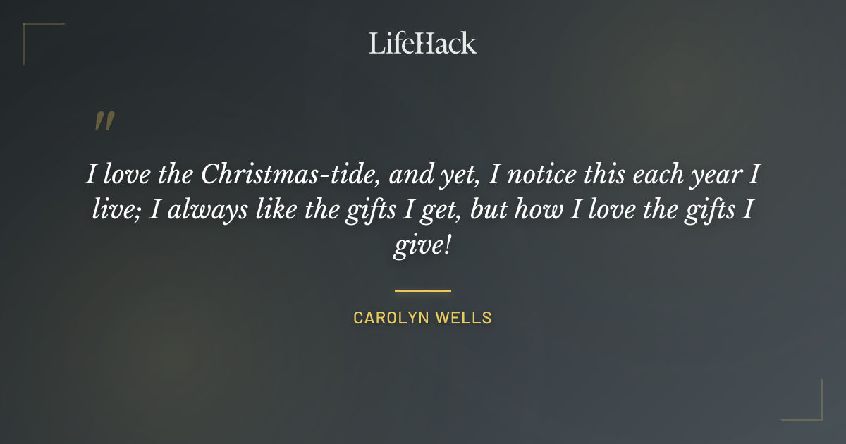 Quote by Carolyn Wells