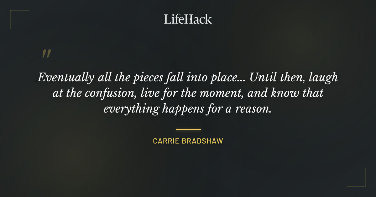 Quote by Carrie Bradshaw