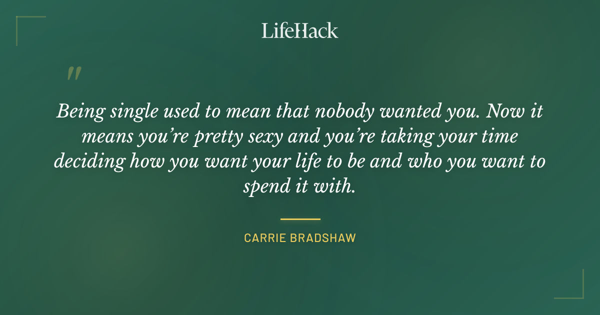 Quote by Carrie Bradshaw