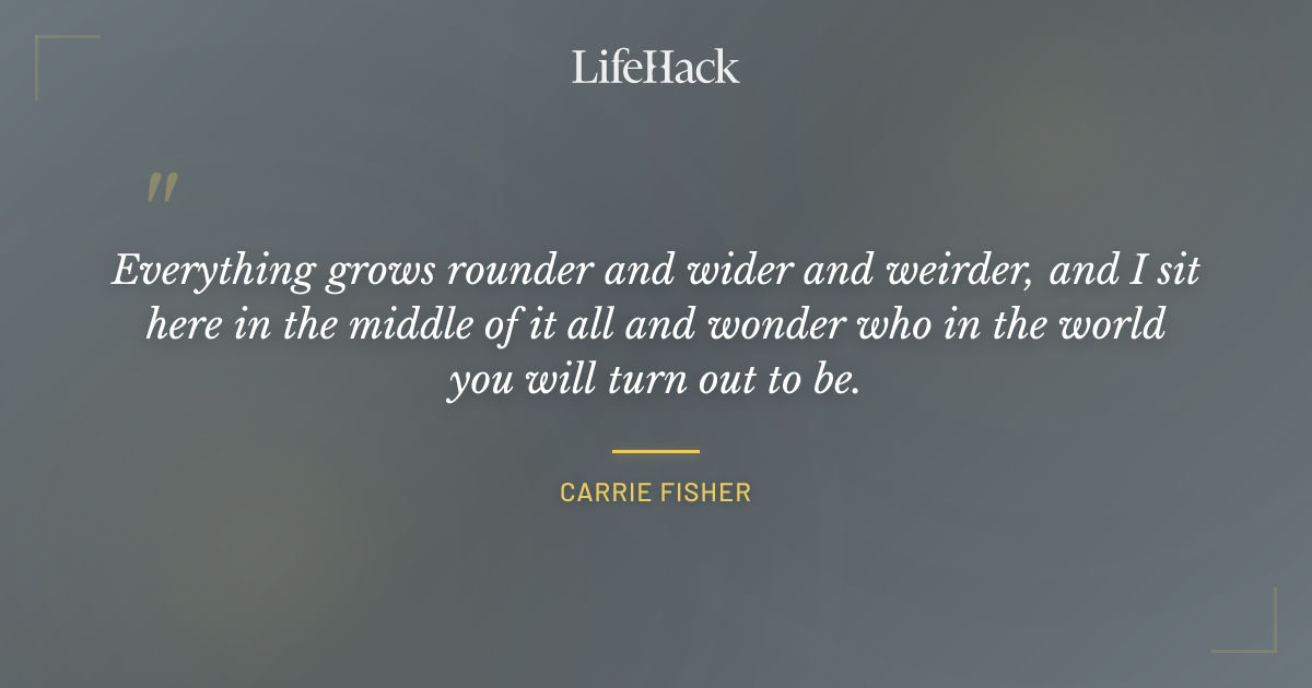 Quote by Carrie Fisher