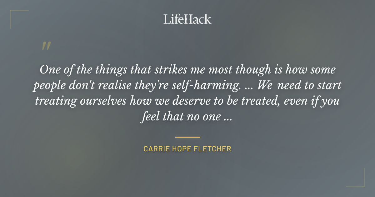 Quote by Carrie Hope Fletcher