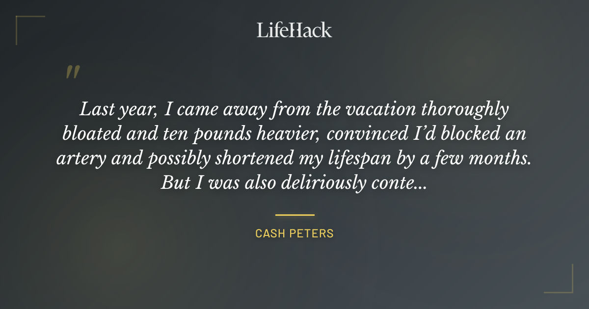 Quote by Cash Peters