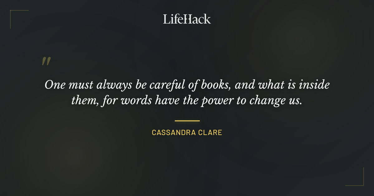 Quote by Cassandra Clare