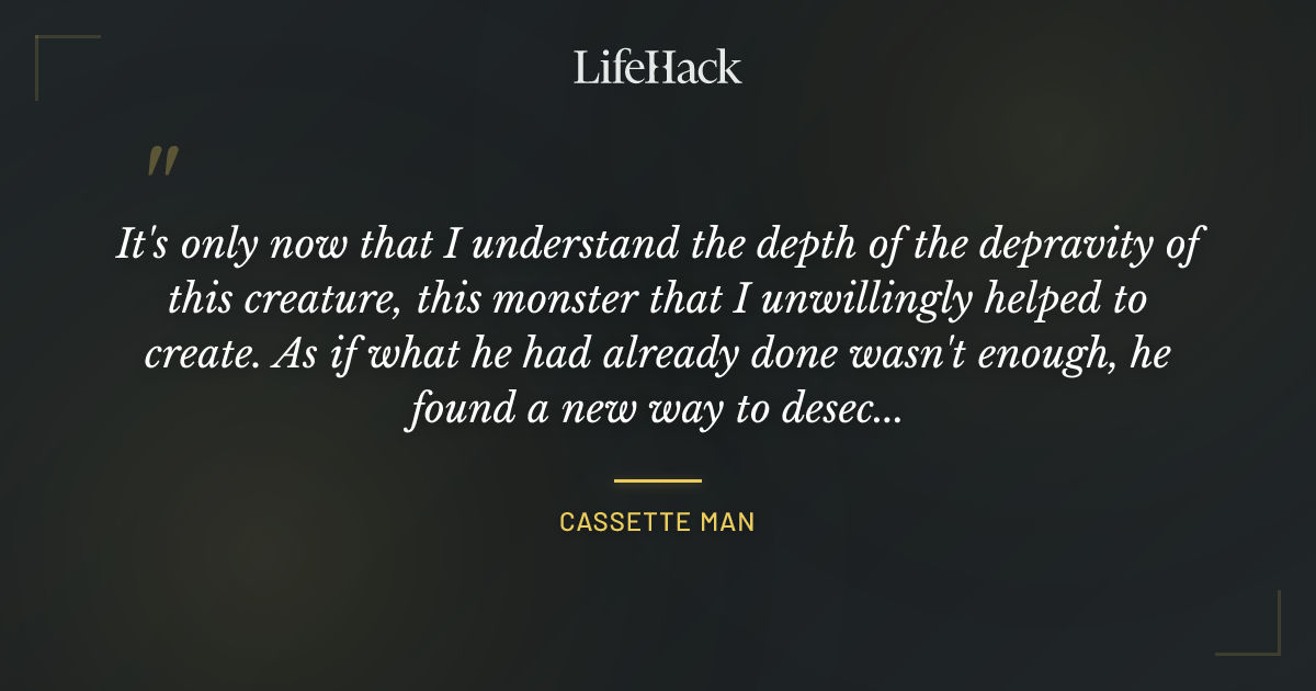 Quote by Cassette Man