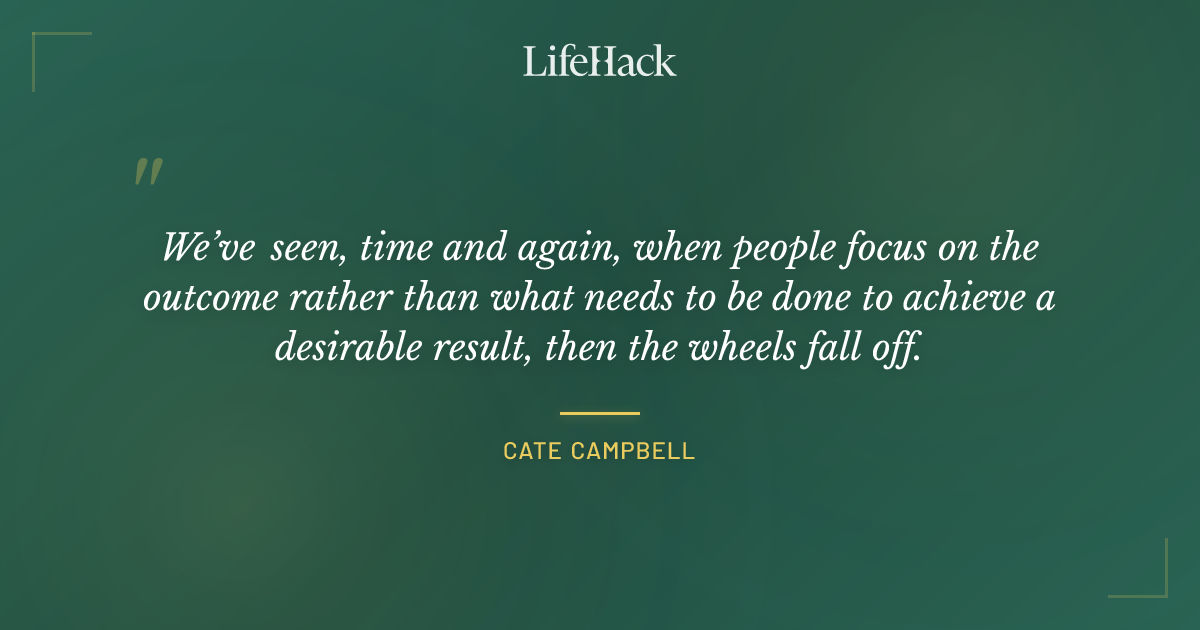 Quote by Cate Campbell
