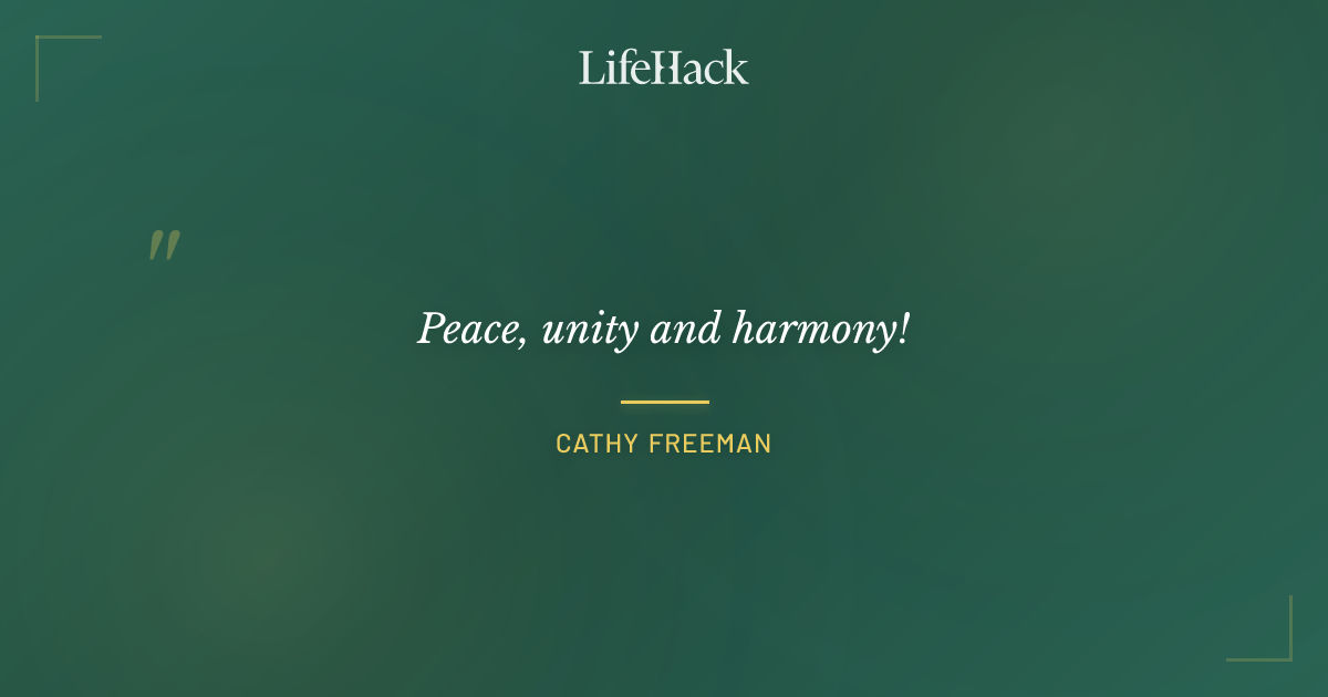 Quote by Cathy Freeman