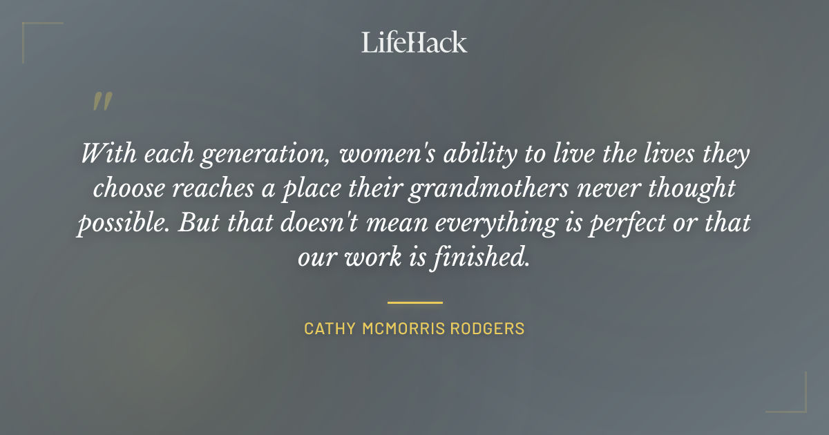 Quote by Cathy McMorris Rodgers
