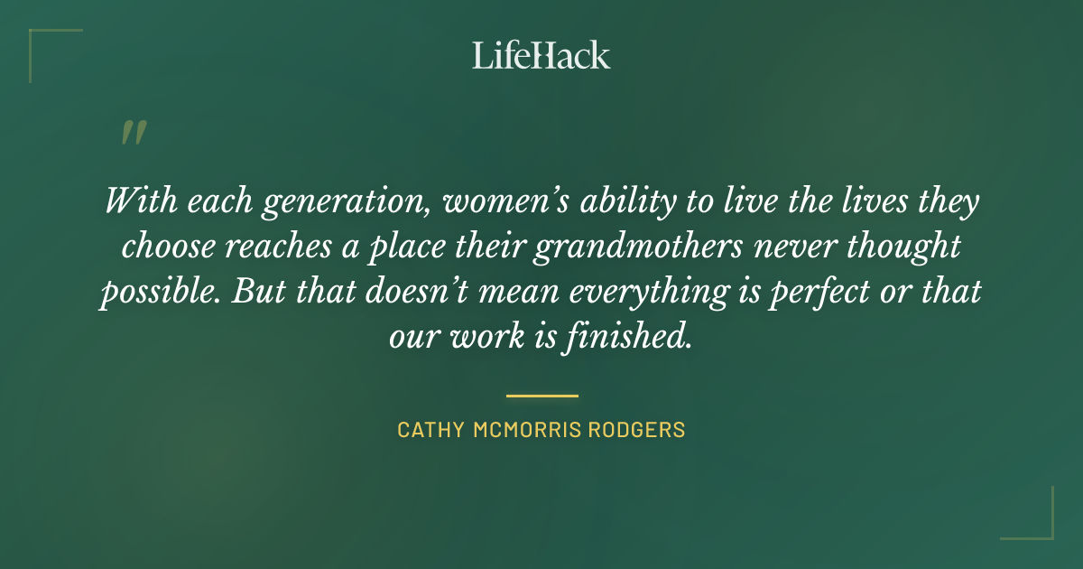Quote by Cathy McMorris Rodgers