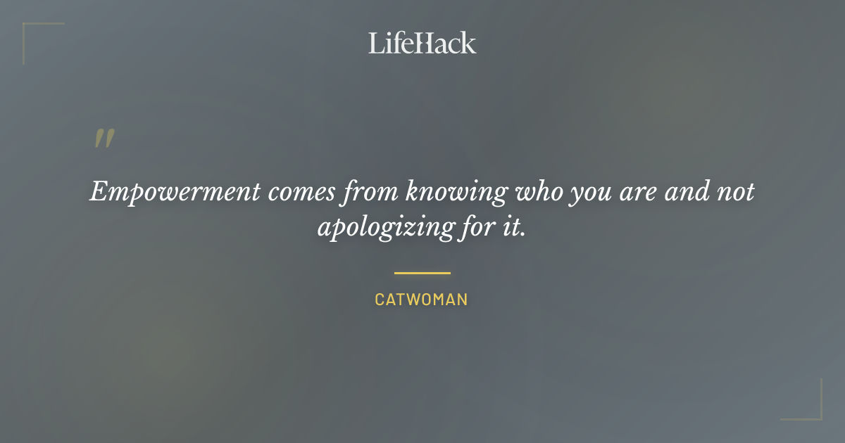 Quote by Catwoman
