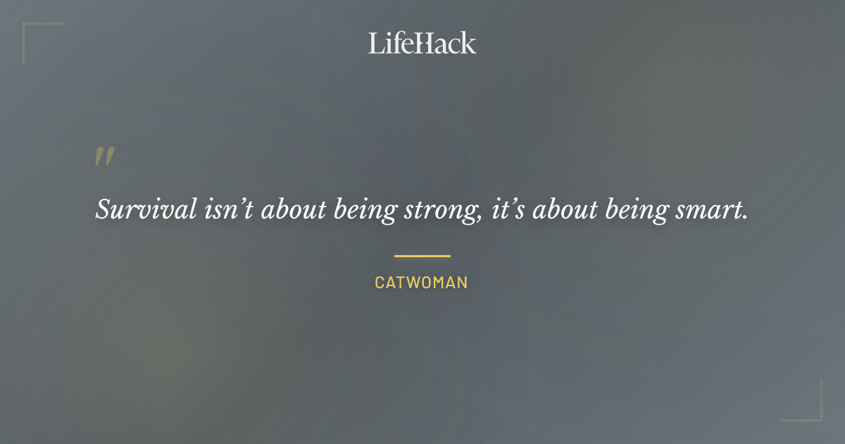 Quote by Catwoman