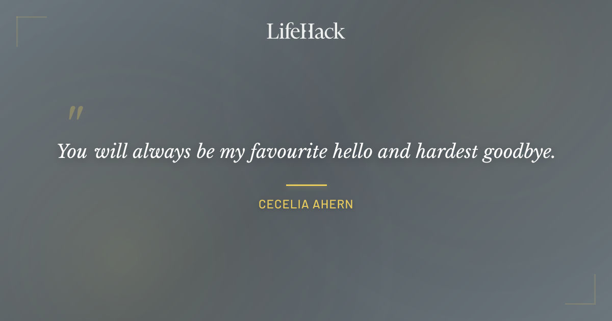 Quote by Cecelia Ahern