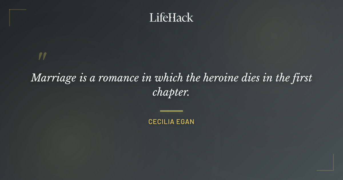 Quote by Cecilia Egan