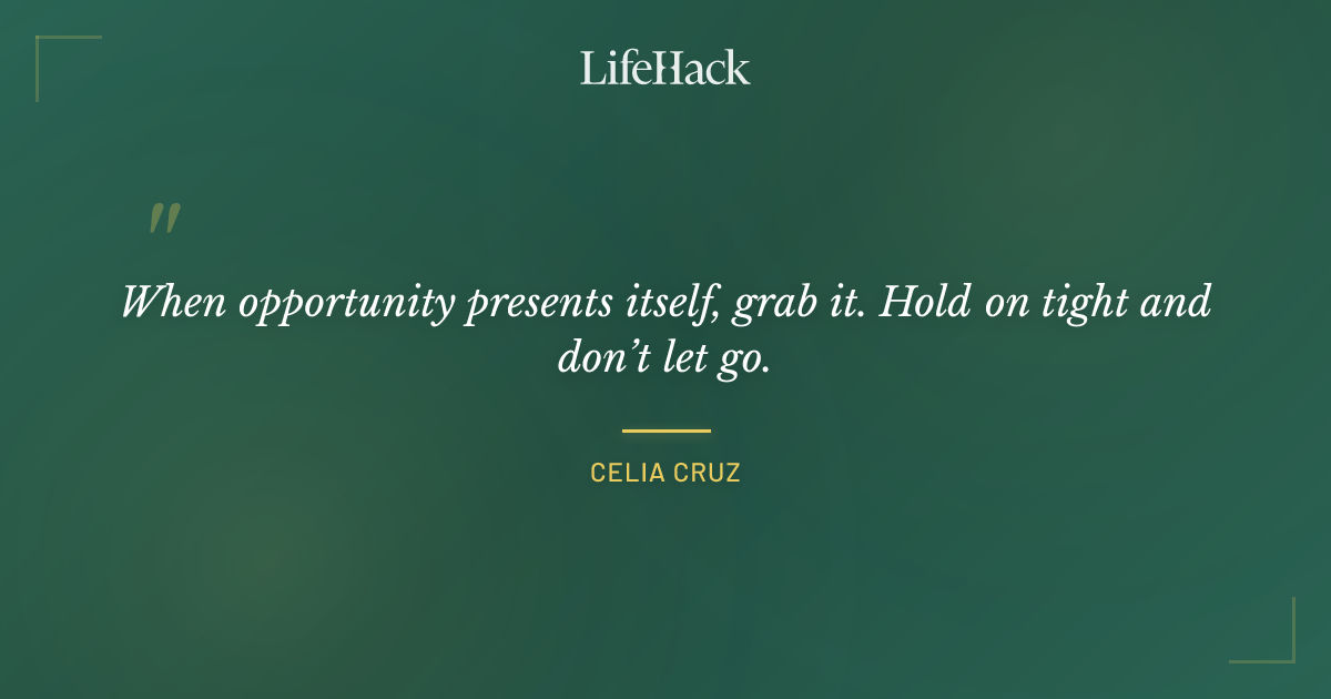 Quote by Celia Cruz