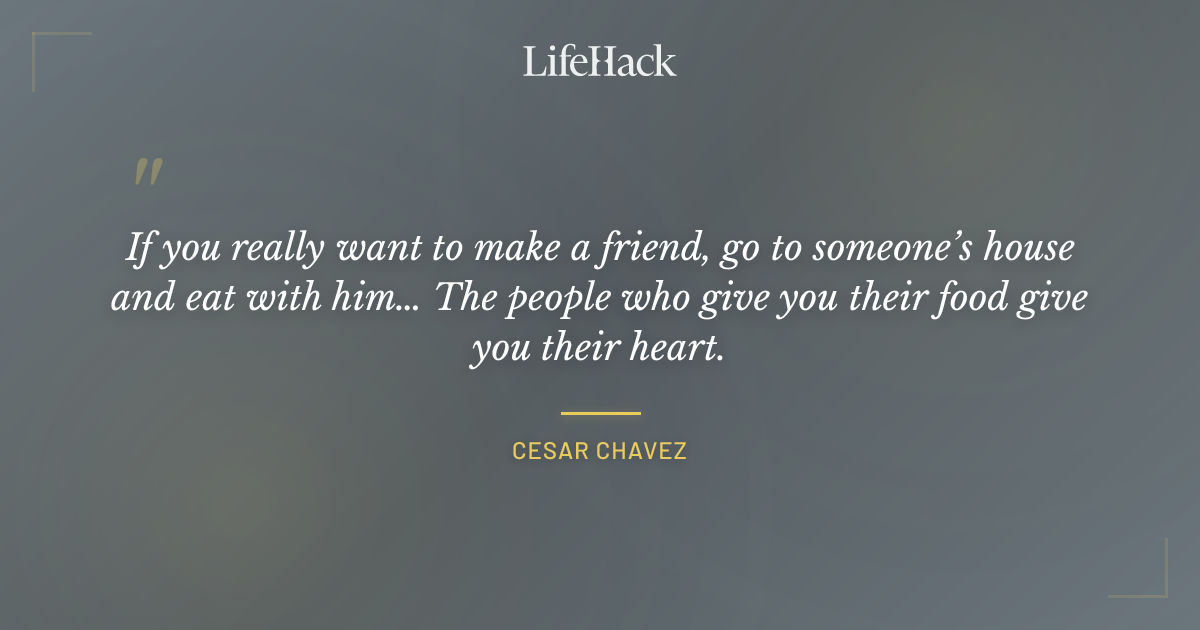 Quote by Cesar Chavez