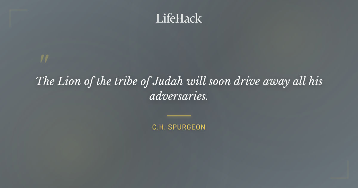 Quote by C.H. Spurgeon