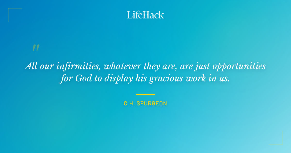 Quote by C.H. Spurgeon