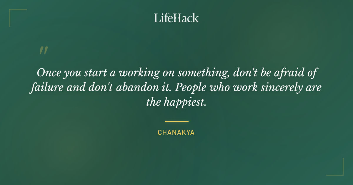 Quote by Chanakya