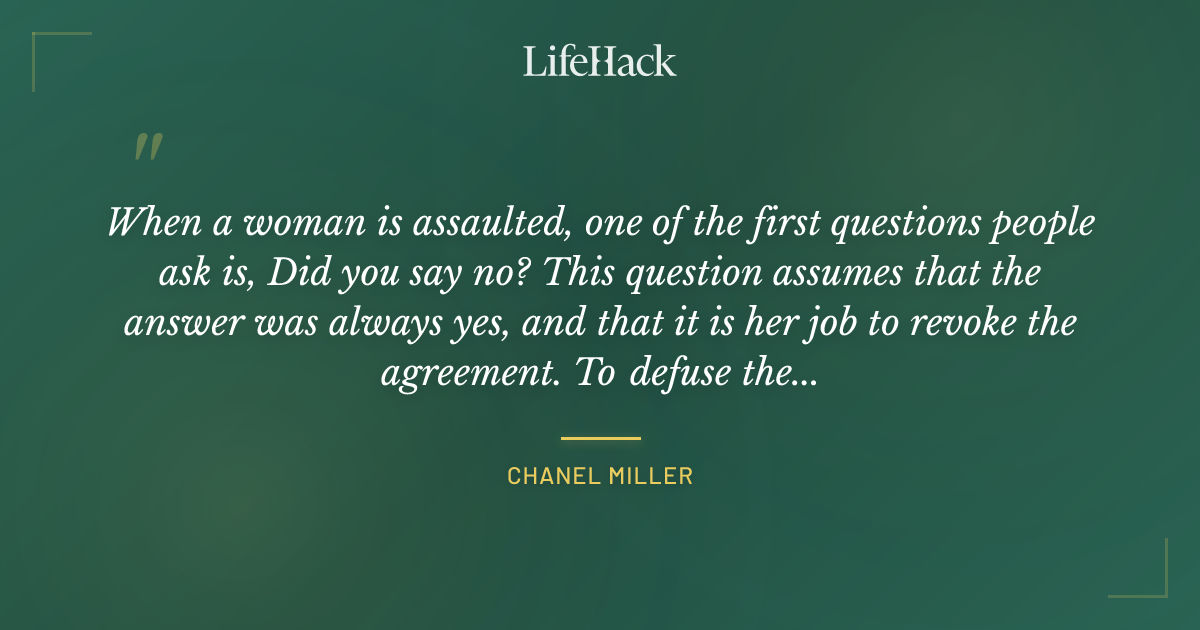 Quote by Chanel Miller
