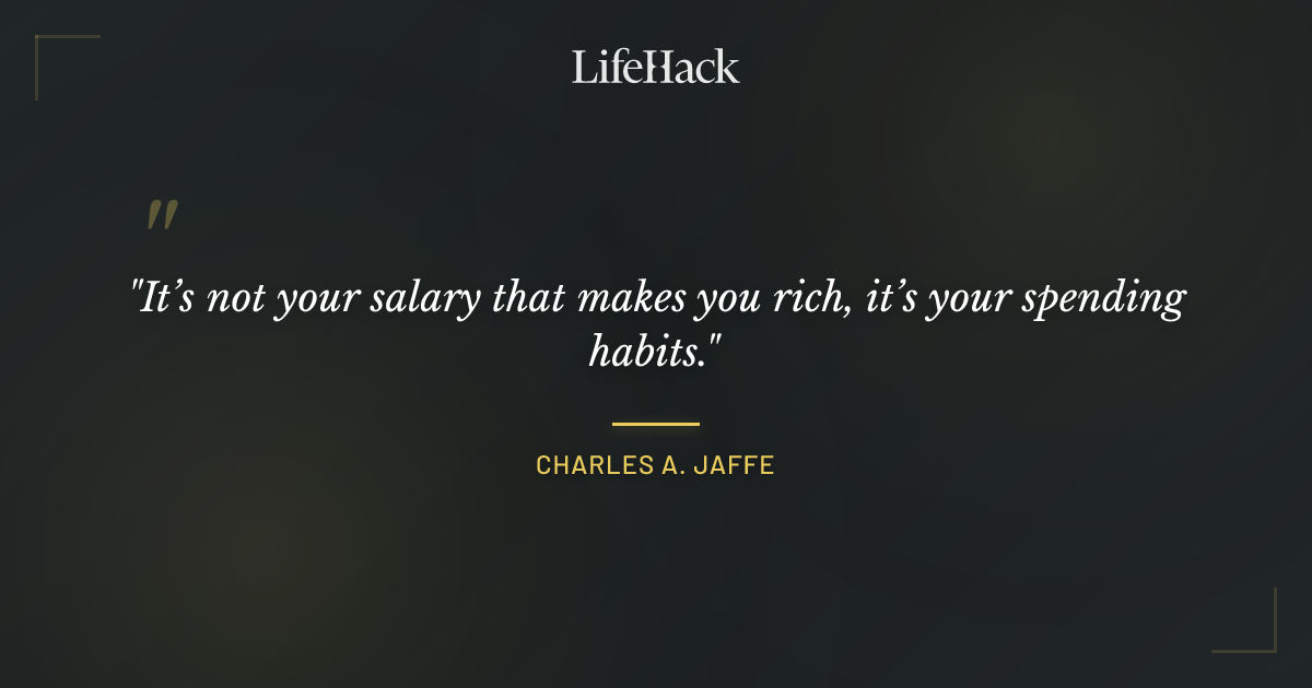 Quote by Charles A. Jaffe