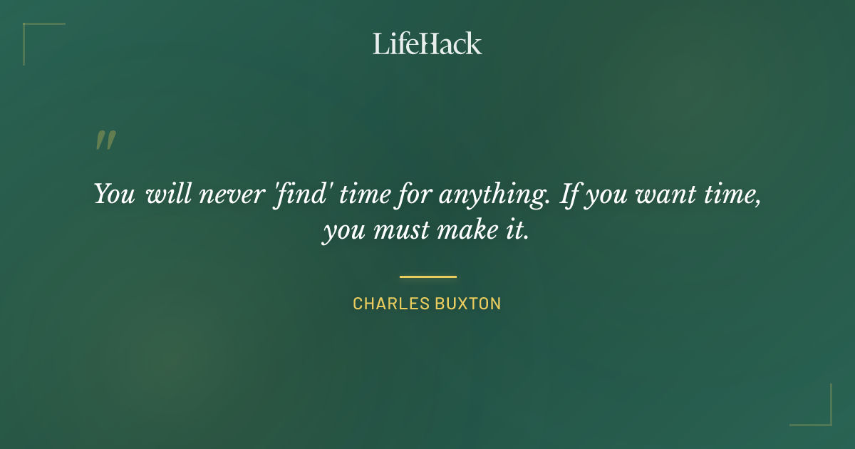 Quote by Charles Buxton