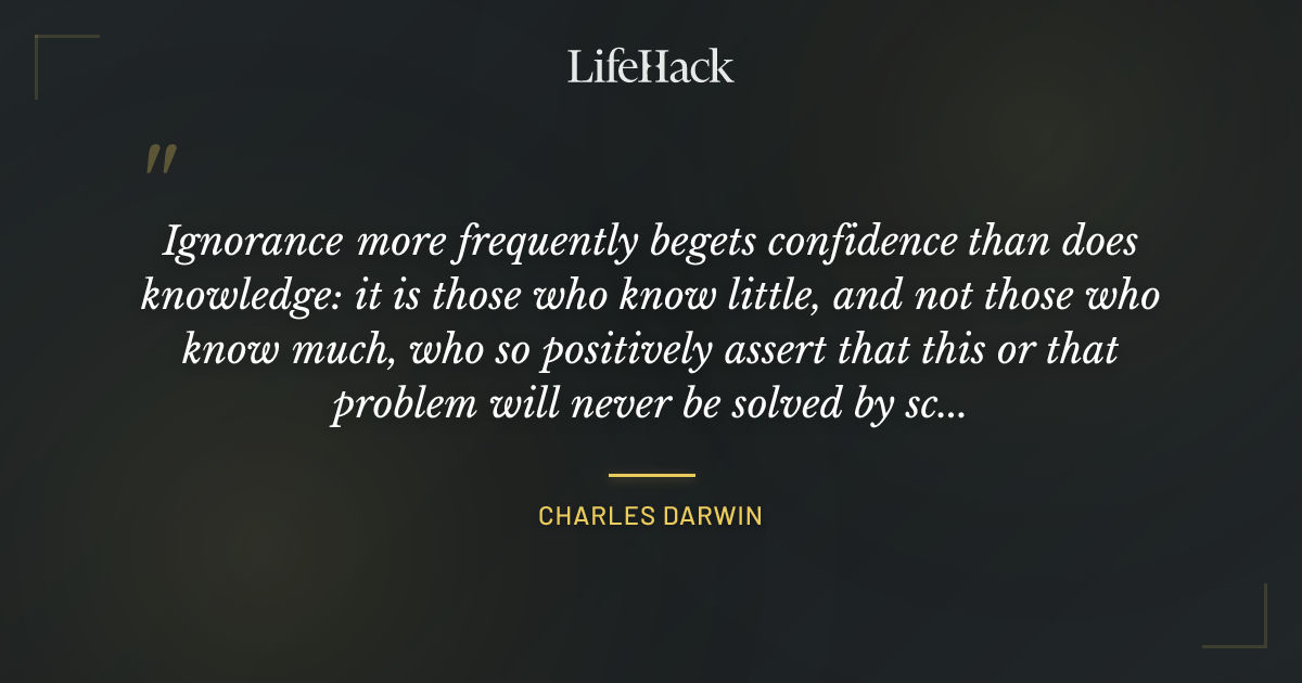 Quote by Charles Darwin