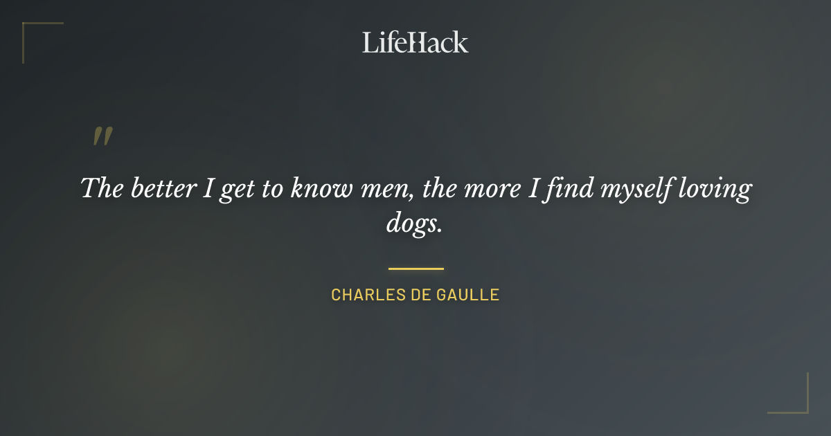 Quote by Charles de Gaulle