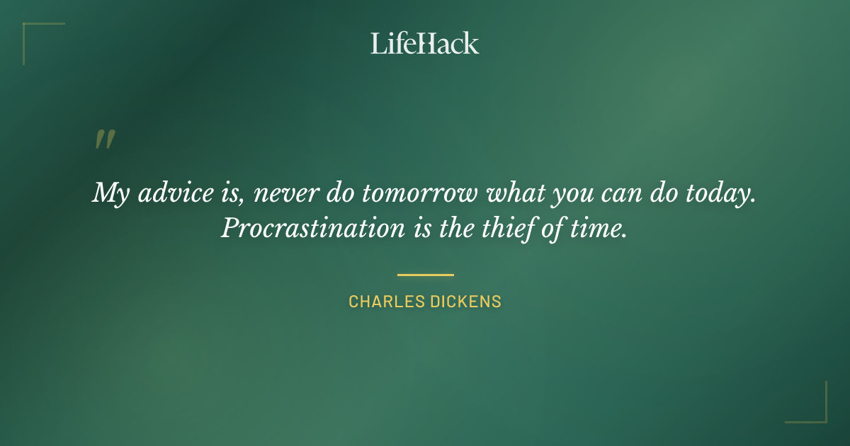 Quote by Charles Dickens