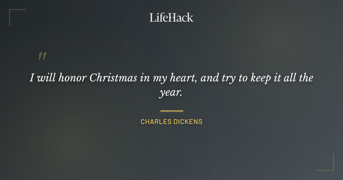 Quote by Charles Dickens