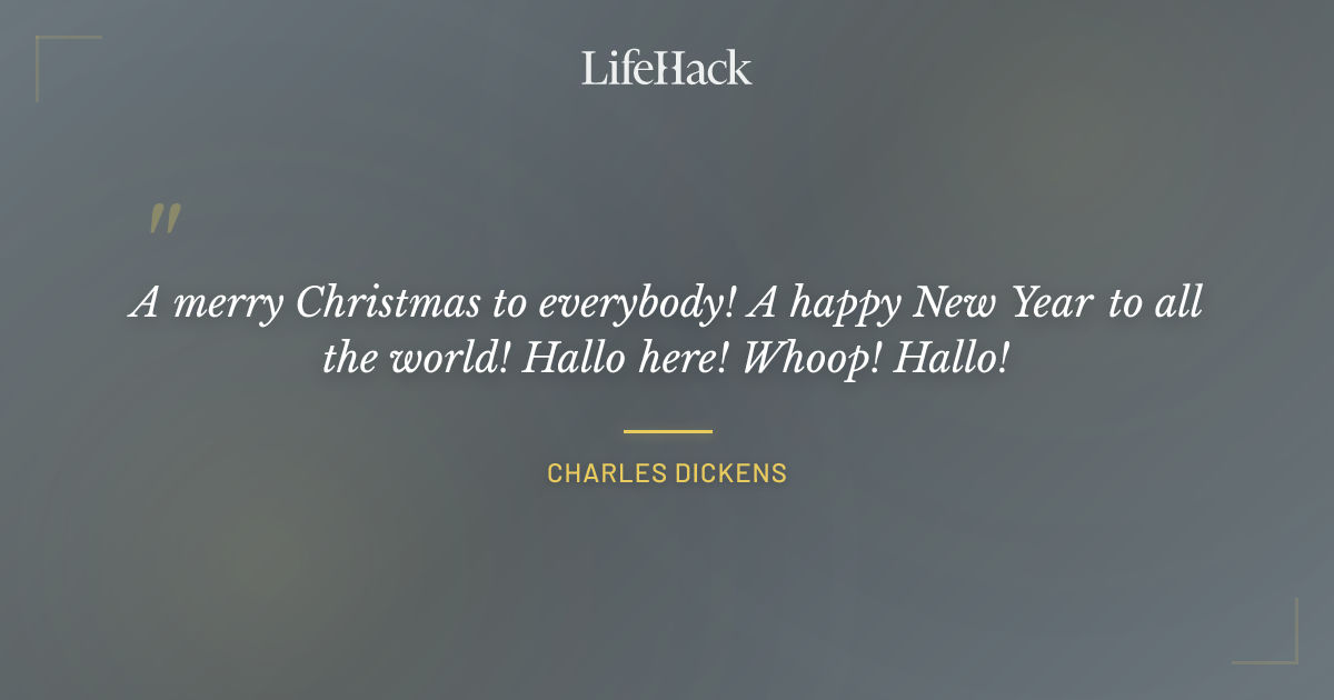 Quote by Charles Dickens