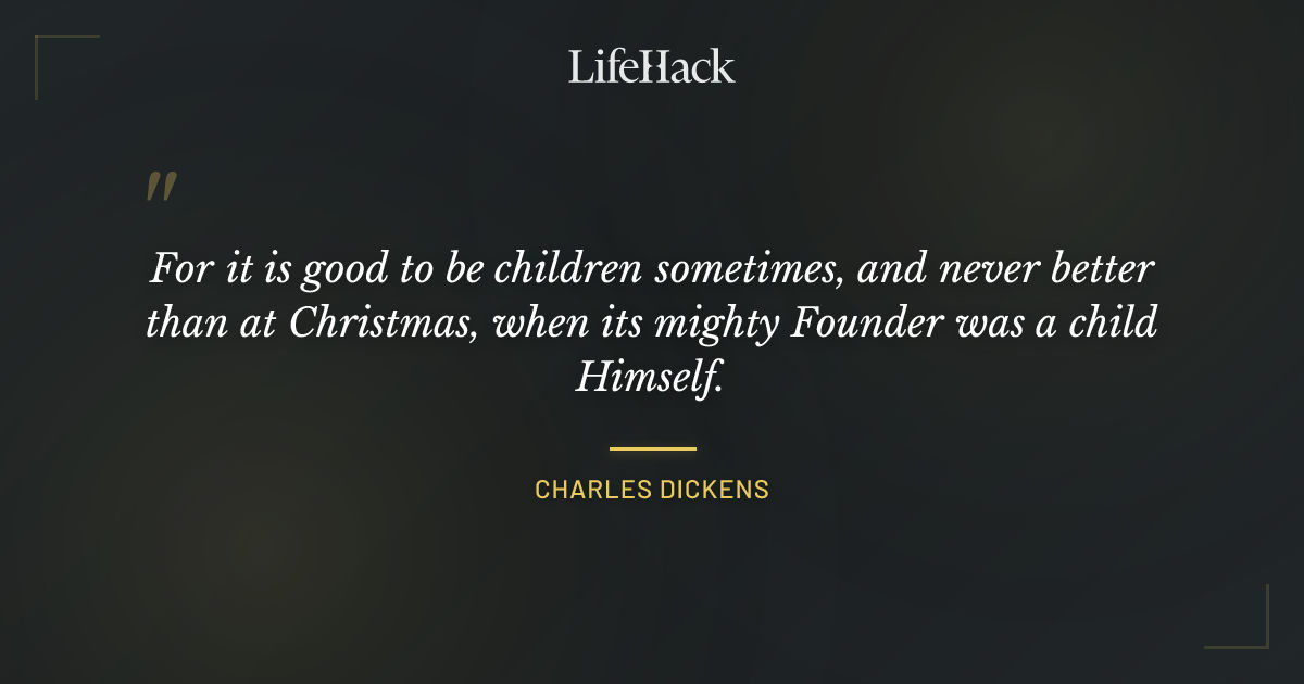 Quote by Charles Dickens
