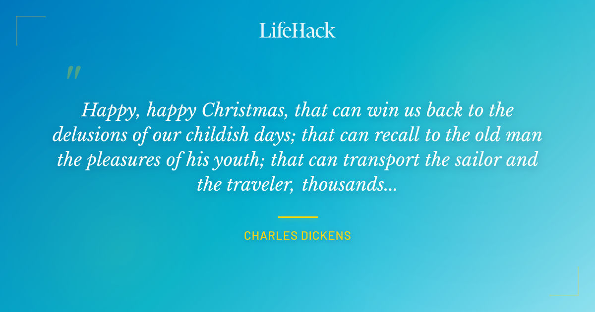 Quote by Charles Dickens