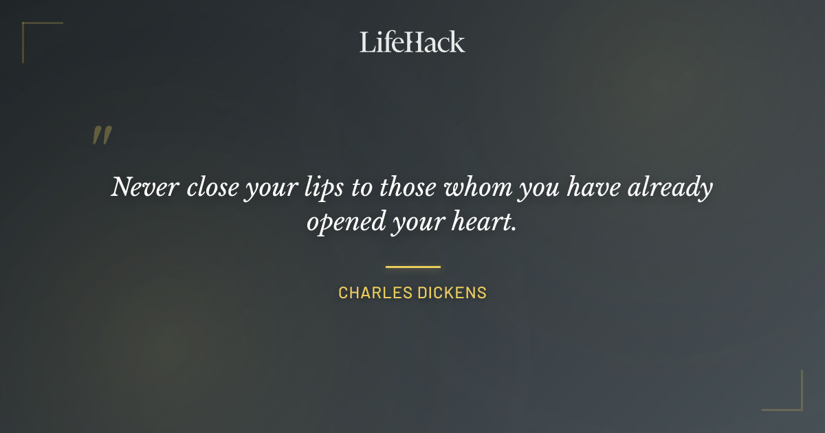 Quote by Charles Dickens