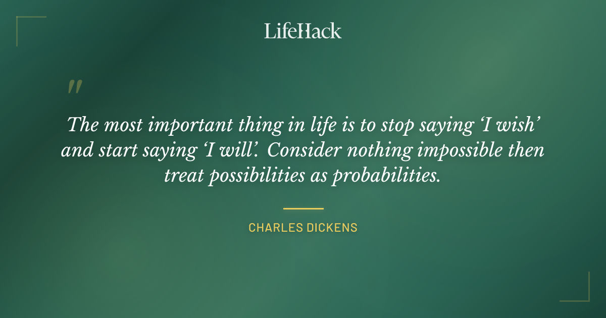 Quote by Charles Dickens