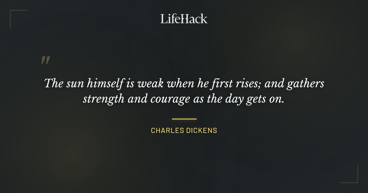 Quote by Charles Dickens