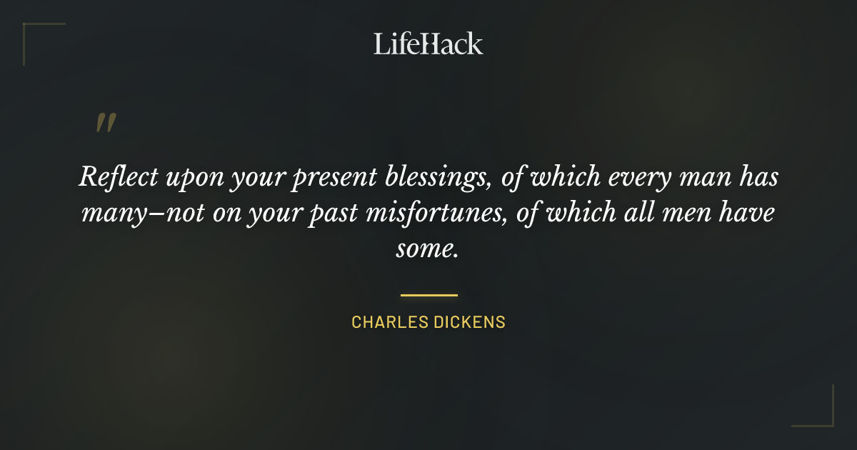 Quote by Charles Dickens