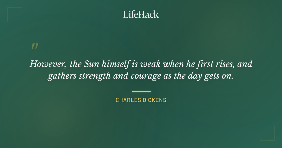 Quote by Charles Dickens